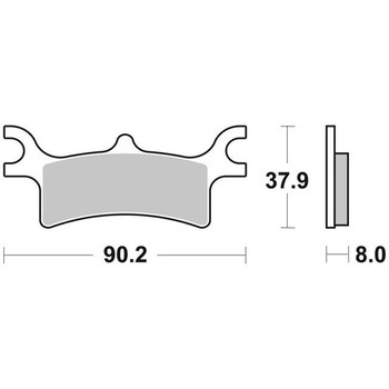 セリエオロ ブレーキパッド SD 07PO06SD brembo