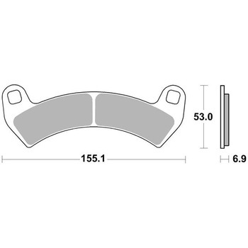 セリエオロ ブレーキパッド SD 07PO14SD brembo