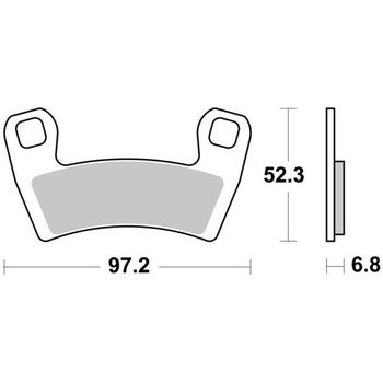 セリエオロ ブレーキパッド SD 07PO15SD brembo