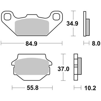セリエオロ ブレーキパッド SD 07SU11SD brembo