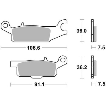 セリエオロ ブレーキパッド SD 07YA49SD brembo