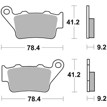 セリエオロ ブレーキパッド TT 07BB02TT brembo