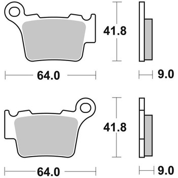 セリエオロ ブレーキパッド TT 07BB27TT brembo
