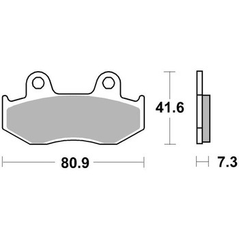 セリエオロ ブレーキパッド TT 07HO15TT brembo