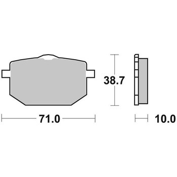 セリエオロ ブレーキパッド TT 07YA18TT brembo