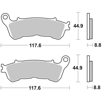 セリエオロ ブレーキパッド LA 07HO57LA brembo