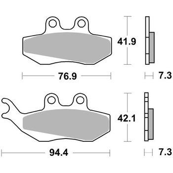 セリエオロ ブレーキパッド XS 07012XS brembo
