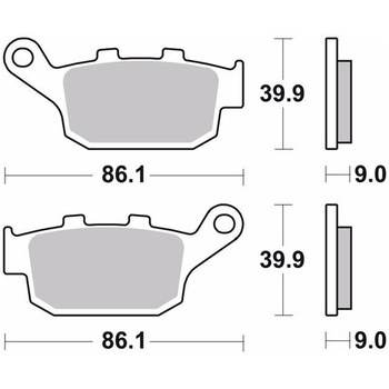 セリエオロ ブレーキパッド SP 07HO53SP brembo