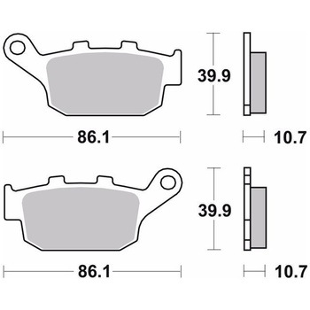 セリエオロ ブレーキパッド SP 07HO27SP brembo