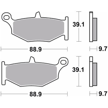 セリエオロ ブレーキパッド SP 07SU32SP brembo