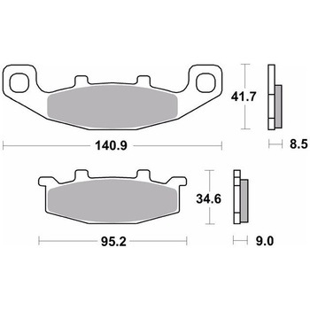 セリエオロ ブレーキパッド SA 07KA09SA brembo