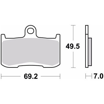セリエオロ ブレーキパッド SA 07KA23SA brembo