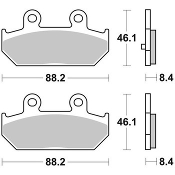 セリエオロ ブレーキパッド XS 07058XS brembo
