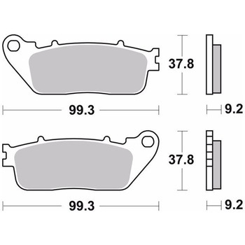 セリエオロ ブレーキパッド SP 07HO13SP brembo