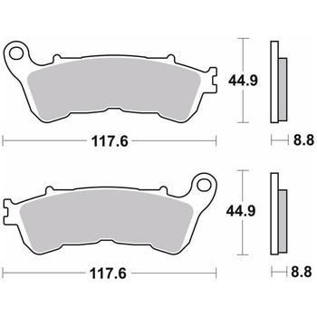 セリエオロ ブレーキパッド SA 07HO57SA brembo