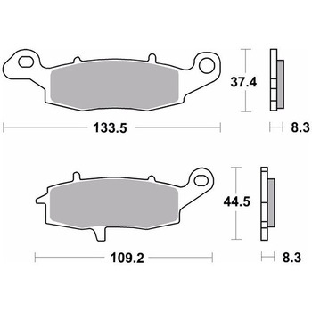セリエオロ ブレーキパッド SA 07KA18SA brembo