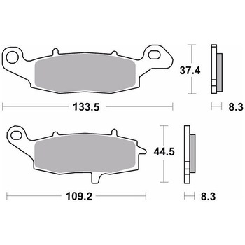 セリエオロ ブレーキパッド SA 07KA19SA brembo