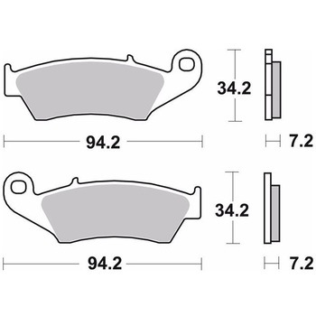 セリエオロ ブレーキパッド SX 07KA17SX brembo