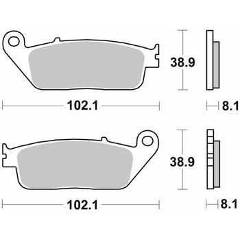 セリエオロ ブレーキパッド SA 07HO30SA brembo