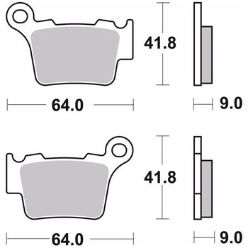 セリエオロ ブレーキパッド SD 07BB27SD brembo