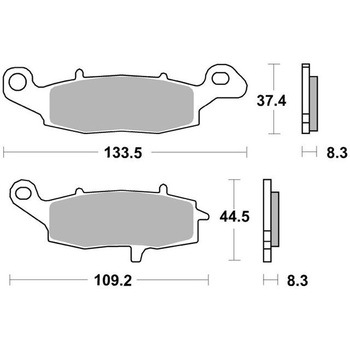 セリエオロ ブレーキパッド LA 07KA19LA brembo