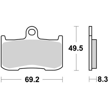 セリエオロ ブレーキパッド RC 07KA23RC brembo