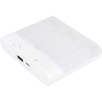 乾電池式モバイルバッテリー ホワイト OWLTECH(オウルテック)