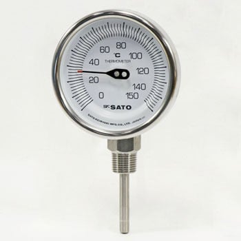 バイメタル式温度計