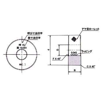 400200 鋼リングゲージ 2.0 1個 新潟精機(SK) 【通販サイトMonotaRO】