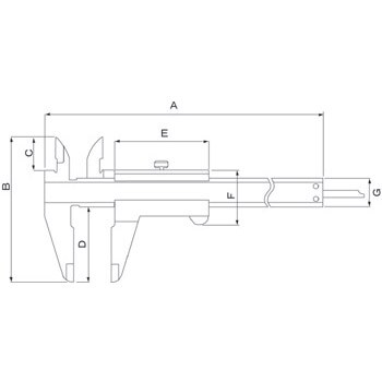 シルバー M型標準ノギス