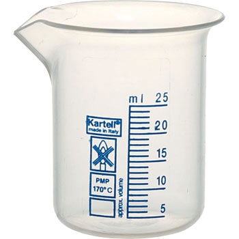 ビーカー(青目盛) PMP製 Kartell(カルテル)