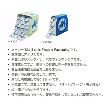 パラフィルム Bemis アルミ箔/フィルム 【通販モノタロウ】