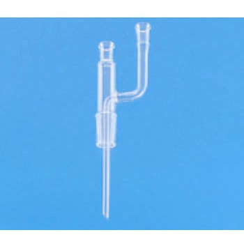 F透明共通二又導入管 15-24-15 TGK(東京硝子器械)