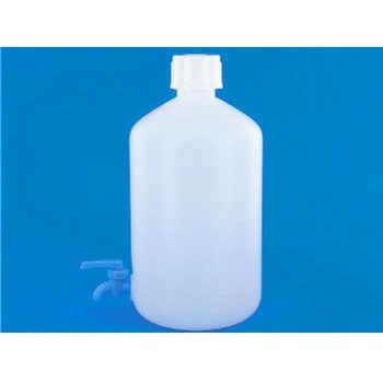 ともあき 細口下口瓶 活栓付 PE製 TGK(東京硝子器械) ネジ口瓶 【通販