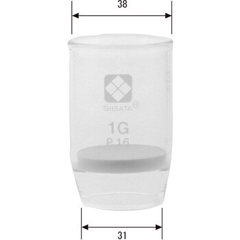 013050-116A ガラスろ過器るつぼ形 1G 1箱(3個) SIBATA(柴田科学