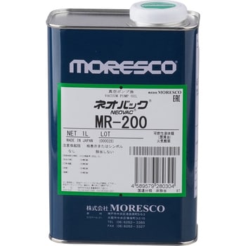 ないので MORESCO 4L MR-250A (1-1352-03) A1 ショップ 休業日土日・祝日 - 通販 - PayPayモール