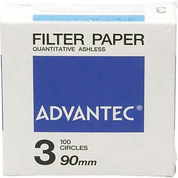 円形定量ろ紙 No.3 ADVANTEC