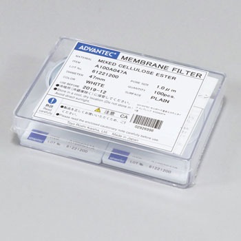 10110004 セルロース混合エステルタイプ メンブレンフィルター A100A 1
