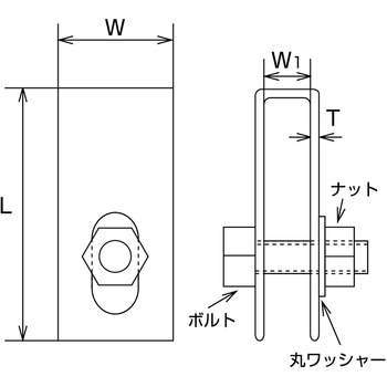 グレーチングクリップGCD型 水本機械製作所