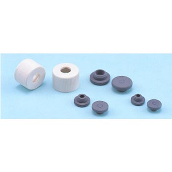 SVG-50用 ガスクロバイアル用 キャップ(メラミン樹脂穴あき) NEG(日電理化硝子) 02977414