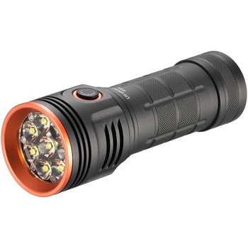 充電式LEDフラッシュライト 3500lm 4段階調光 IPX4 オーム電機