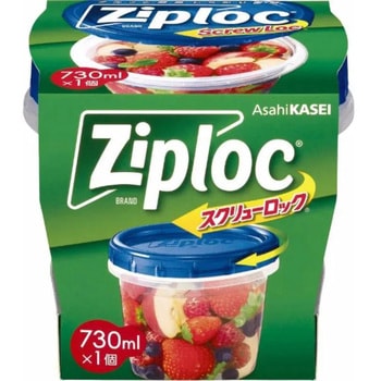保存容器 ジップロック スクリューロック 730ml 1個入 旭化成ホームプロダクツ 旭化成ホームプロダクツ