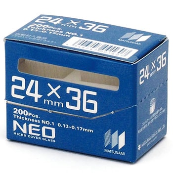 NEOカバーグラス 長方形 No.1 松浪硝子