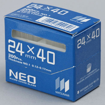 NEOカバーグラス 長方形 No.1 松浪硝子