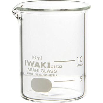 ビーカー(目安目盛) ガラス製 IWAKI