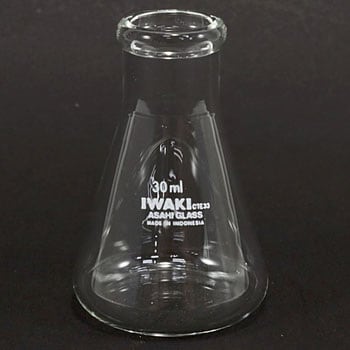 日本割 三角フラスコ（IWAKI） 2000ml 自由研究・実験器具 psikologi