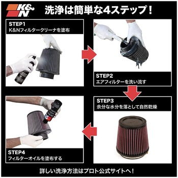 プリチャージャー ブラック 22-8016PK K&N