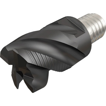 マルチマスター加工ヘッド 粗刃2枚刃+仕上げ用2枚刃(ねじれ角45°)MM EFS - イスカル