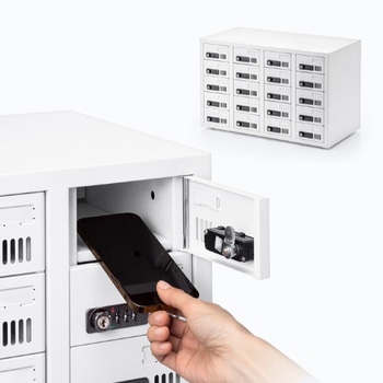 収納保管庫_スマートフォン_個別管理用 サンワサプライ