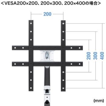変換金具_液晶ディスプレイスタンド用 サンワサプライ